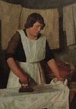 Percy Horton Woman ironing